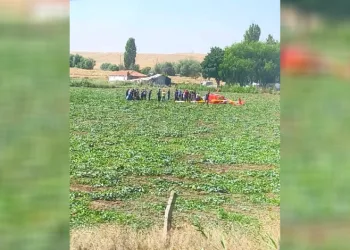 Başkentte eğitim helikopteri düştü: “2 yaralı”