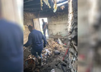 Başkale’de tandır evi yangını