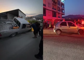 Alanya’da otomobil ile kamyonet çarpıştı: 2 yaralı