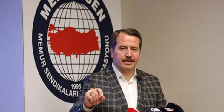 Memur-Sen Genel Başkanı Yalçın: “Temmuz maaşları seyyanen zamla iyileştirilmeli”