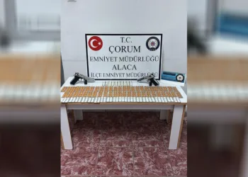 Çorum’da 756 adet sentetik ecza hapı ele geçirildi: 1 tutuklama