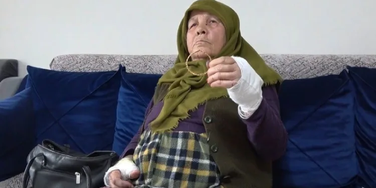 Yaşlı kadına bıçaklı gaspa 15 yıl hapis istemi