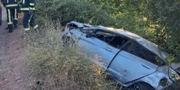 Kontrolden çıkarak şarampole devrilen otomobilin sürücü hayatını kaybetti