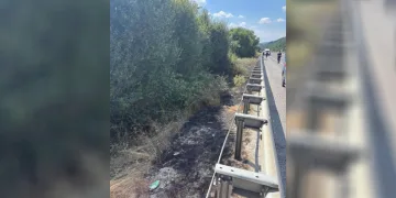 Atılan sigara izmariti muhtemel bir faciaya yol açıyordu