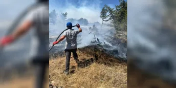 Kütahya’da orman yangını: Ekipler havadan ve karadan müdahale ediyor