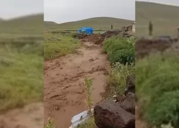 Meteoroloji uyarmıştı: Kağızman’da sel