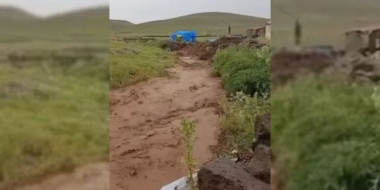Meteoroloji uyarmıştı: Kağızman’da sel