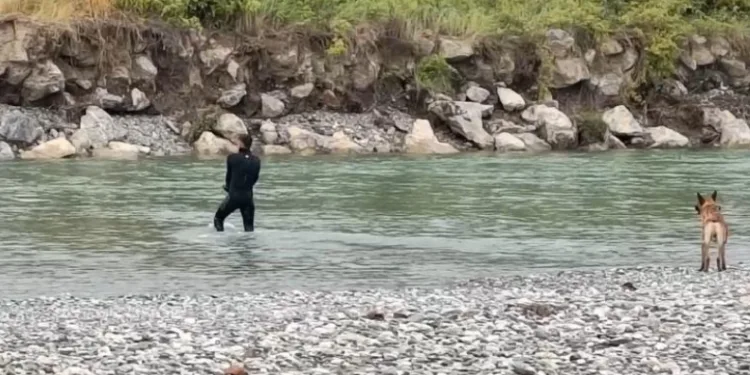 Kelkit Irmağı’nda kaybolan genç için arama çalışmaları yeniden başladı