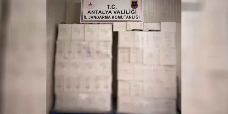 Jandarmadan kaçak alkol operasyonu