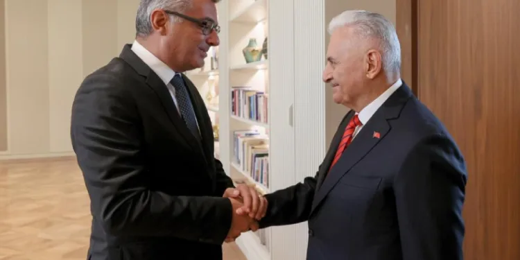 KKTC Cumhurbaşkanı Tufan Erhürman, Binali Yıldırım’ı kabul etti