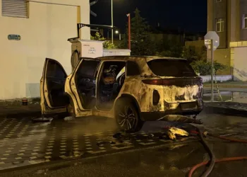 Kayseri’de alev alan elektrikli araç bomba gibi patladı… O anlar kamerada