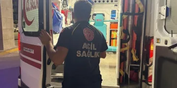 Attan düşen çocuk yaralandı