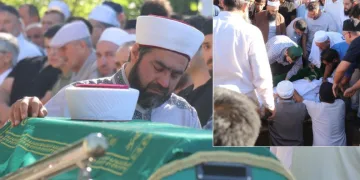 İmam babanın en zor görevi! Oğlunun cenaze namazını kıldırdı