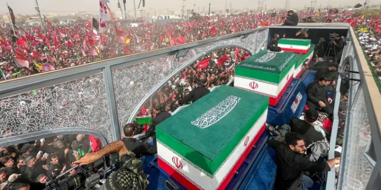 Hamaney’in cenazesi Irak’ta