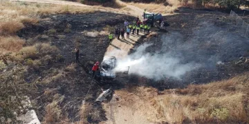 Balıkesir’de kaza yapan otomobil araziye uçtu: 4 yaralı