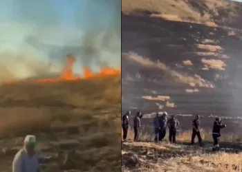 Yozgat’ta 150 dönüm tarım arazisi yandı