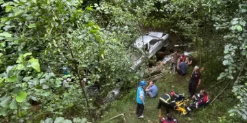Trabzon’da trafik kazası: 1 ölü, 5 yaralı