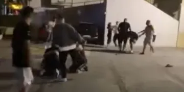 Kuşadası’nda otopark ücreti kavgası kamerada