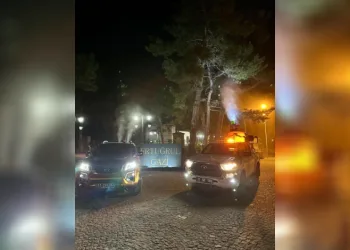 Bilecik’te haşerelere karşı gece mesaisi