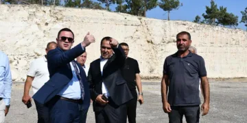 Başsavcıdan adliye binası inşaatında inceleme