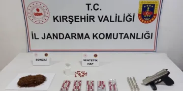 Kırşehir’de uyuşturucu operasyonu