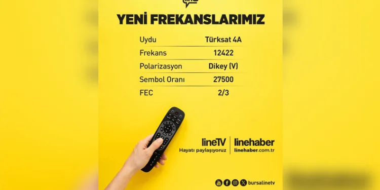 Line TV’nin yeni frekansı belli oldu! İşte uydu ayarları