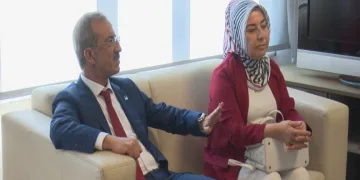 Millet Partisi Genel Başkanı Cuma Nacar, Line TV’yi ziyaret etti