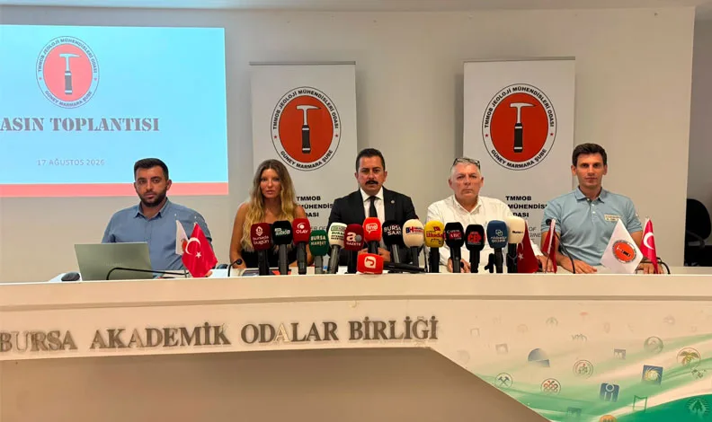 Jeoloji Mühendisleri Odası’ndan 17 Ağustos mesajı