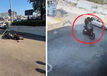 Bir adımla hayata tutundu, motosikletli duvara çarparak can verdi