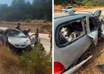 Bursa’da takla atan araçtaki çift yaşamını yitirdi