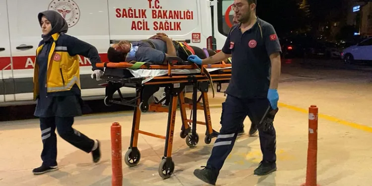 Elini spiral makinesine kaptırdı