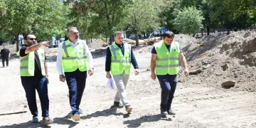 Başkan Erol, Aile Parkı’ndaki çalışmaları yerinde inceledi