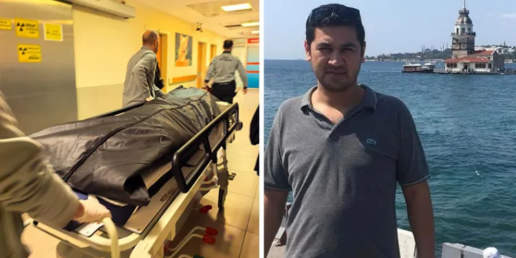 Gelin ile damat sahneye vinçle indi