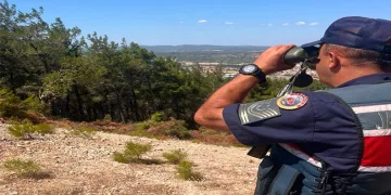 Tarihi Alan’da jandarma ekiplerince denetim