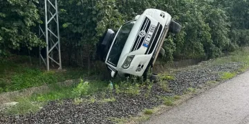 Ordu’da SUV araç devrildi, sürücü yara almadan kurtuldu