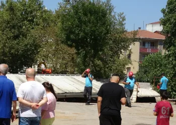 Bahşiş almak için hem kendi canlarını hem de trafiği tehlikeye attılar
