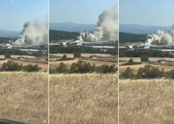Bursa’da tavuk çiftliğinde yangın