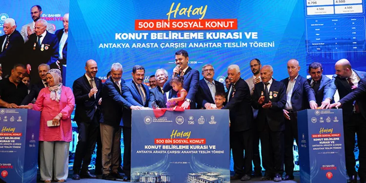 Hatay’da 8 bin 500 hak sahibinin konutu belirlendi