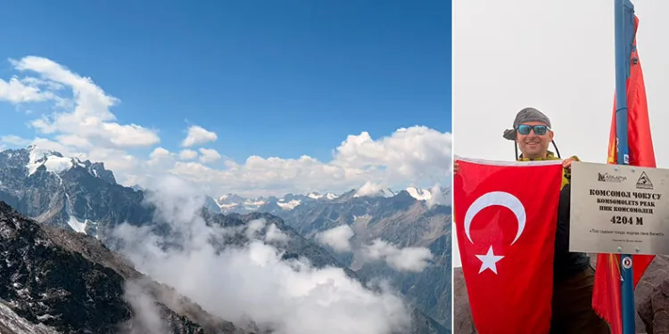 Bursa’dan Kırgızistan’a uzanan zirve tırmanışı