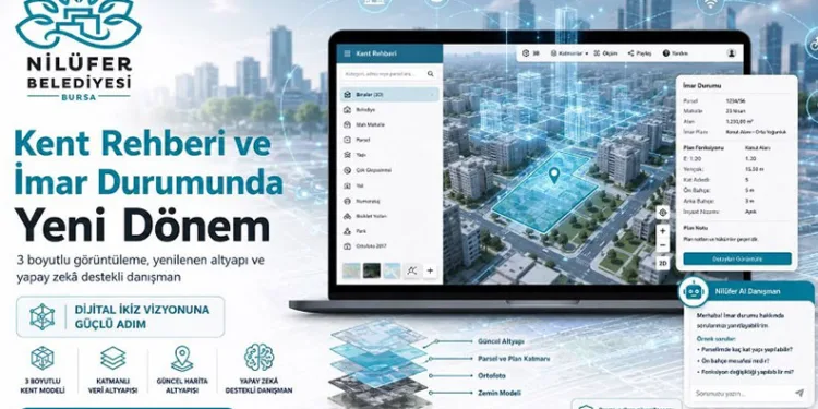 Nilüfer’de kent rehberi ve imar durumu sorgulama yenilendi