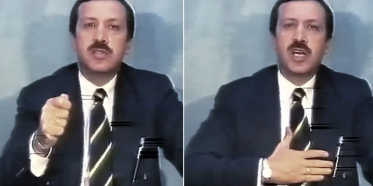 Cumhurbaşkanı Erdoğan’ın 32 yıl önceki konuşması gün yüzüne çıktı