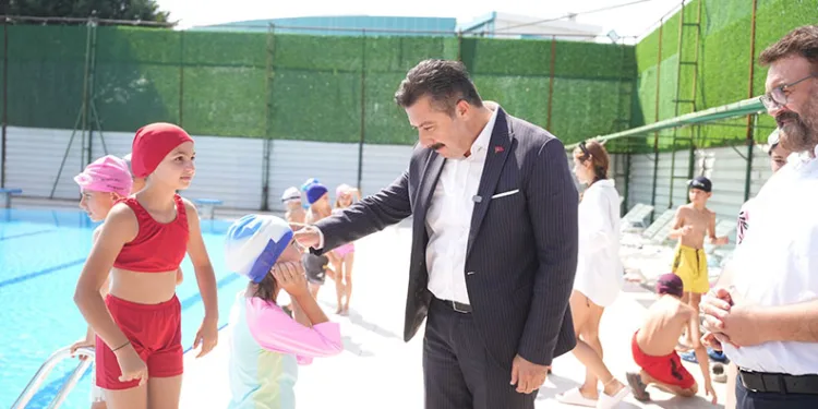 Yenişehir Belediyesi yaz dönemi yüzme kursu tamamlandı