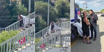 Cumhurbaşkanı Erdoğan’ın pankartını söküp zarar veren şahıs tutuklandı