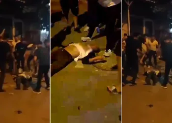 Bursa’da kadını darp eden şahıs mahallelinin saldırısına uğradı