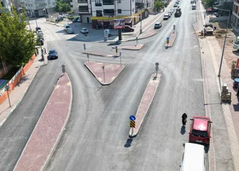 Kestel’de eğitim caddesi baştan sona yenilendi