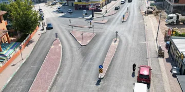 Kestel’de eğitim caddesi baştan sona yenilendi