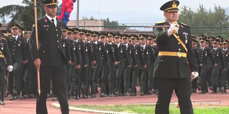 Işıklar Jandarma Astsubay Meslek Yüksekokulu’nda mezuniyet coşkusu