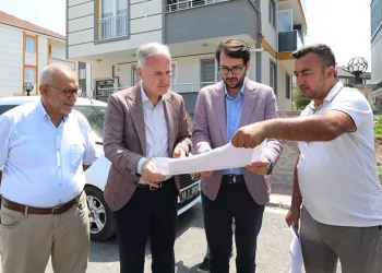 İnegöl Belediyesi’nden yeni mahalleye 64 araçlık otopark