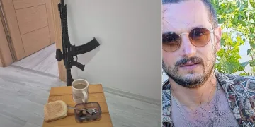 Çatalca’da silahlı şahıs kendisini eve kapattı