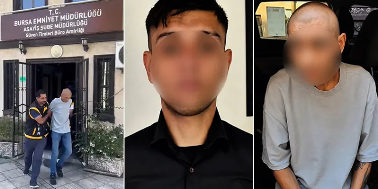 Polise yakalanmamak için saçını kazıttı, yine kaçamadı